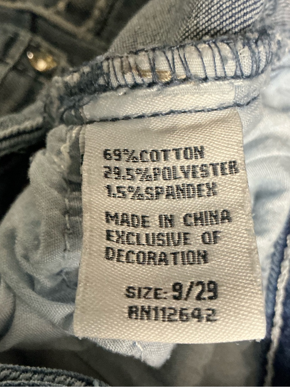 Telepatia Mid-Rise Bootcut Embellished Jeans Size 9/29 - Picture 13 of 13
